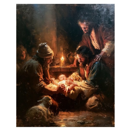 Affiche classique crèche - affiche, |