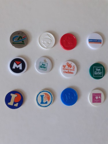 Lot jetons de caddie - lot,