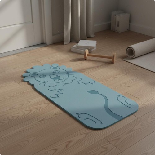 Tapis danse enfant forme - tapis,