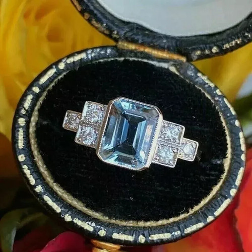 Bague fiançailles style - bague,