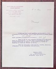 Lettre en tête Annuaire du Commerce Didot Bottin Paris 1926