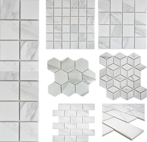 Mosaïque carrara marbre - carrara,