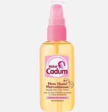 HUILE HYPOALLERGÉNIQUE POUR BÉBÉ À L'HUILE D'AMANDE DOUCE BIO CADUM  100ml