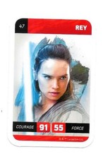 Carte Leclerc Star Wars "Han Solo" N°47 - Rey (2018)