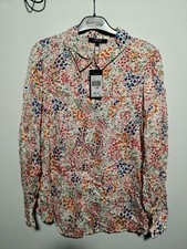 chemisier femme blanche fleurs