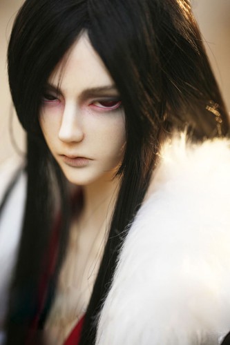 3 bjd black straight - black,