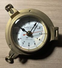 Ship’s Clock Marine Andries De Jong Quartz Working !!!