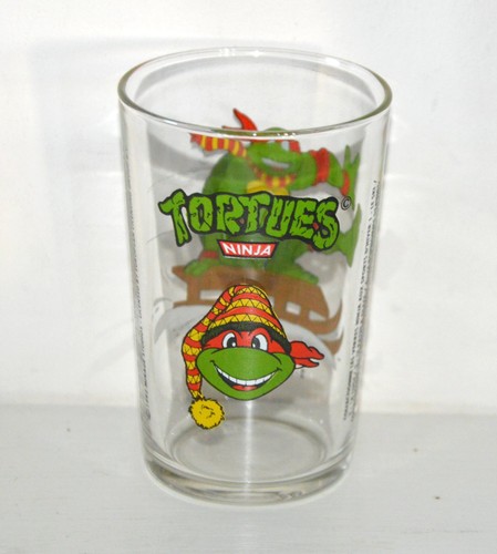 Ancien verre moutarde tmnt - à,