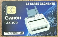CANON FAX TELECARTE RÉF PHONECOTE D241 UT MORDUE SCHEDA PHONECARD CARTE TARJETA