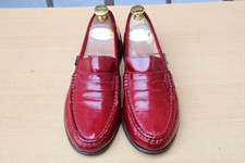 CHAUSSURE MOCASSIN PARABOOT CUIR VERNI 4,5 F 37,5 EXCELLENT ETAT SHOES