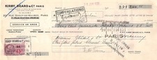 1938  KIRBY BEARD & CIE A PARIS - M.GLADEL A CLERMONT FERRAND