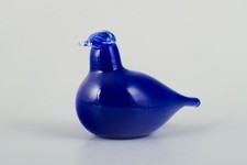 Oiva Toikka pour Nuutajärvi Notsjö/Iittala. Oiseau en verre d'art bleu...