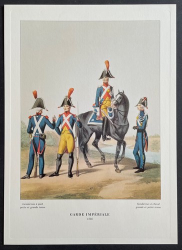 Garde impériale 1806 gravure - impériale,