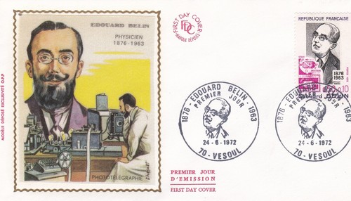 France 1972 fdc edouard belin - edouard,