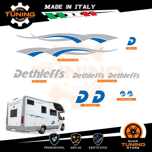 Autocollants camper kit - de,