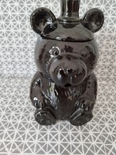 Théière en forme d'ours en céramique noire