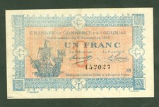  1 FRANC CHAMBRE DE COMMERCE