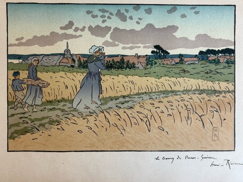 Henri rivière lithographie - henri,