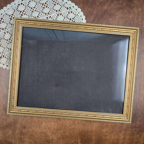 Grand cadre vintage doré - , à