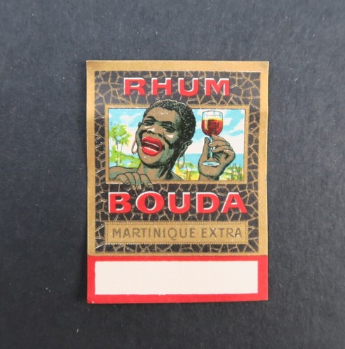 étiquette rhum bouda - Étiquette,