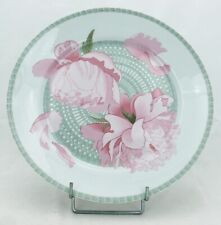 Hermès, assiette de table, 27 cm, modèle "les Pivoines", excellent état.