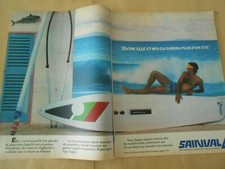 Publicité 1981  Advertising  Une Planche Sainval S1 séduit le véliplanchiste