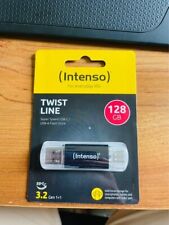 Clé usb Intenso Twist Line 128 GO Sortie USB et USB-C USB 3.2 Universelle