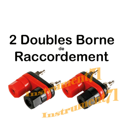 Double borne raccordement - x,