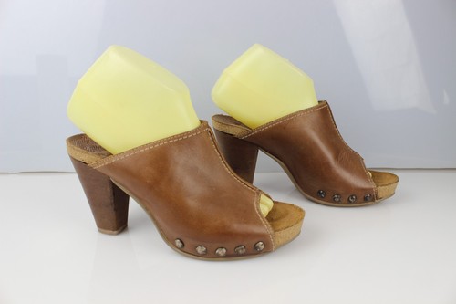 Wonders sabot cuir marron - wonders, 39