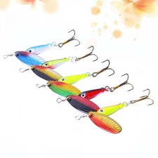 5 PCS Appâts Pour Poissons Accessoires Peche Lures De Pêche Aux Basses