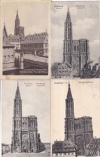 Lot de 4 cartes postales