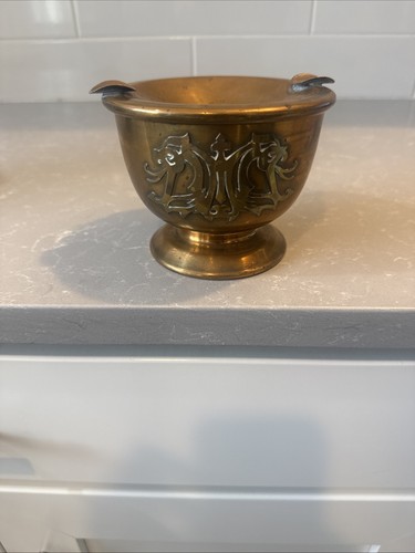 Vtg antique silver crest - antique,