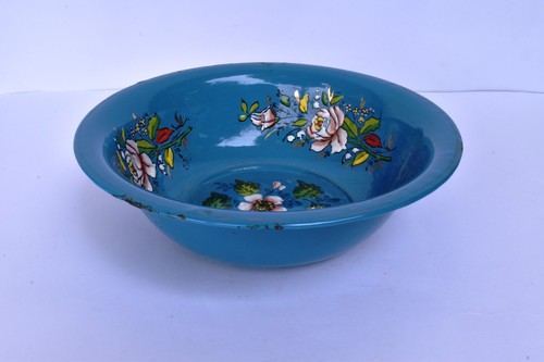 Bassin émail vintage pot - vintage,