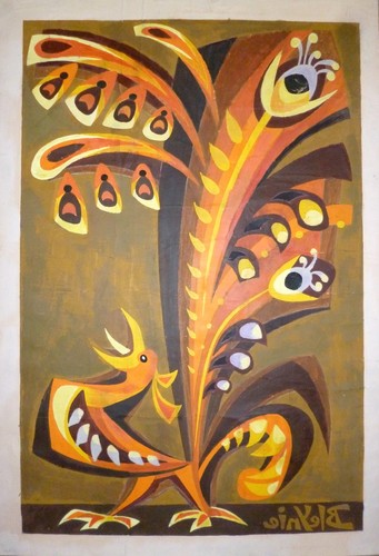 Bleynie claude gouache sur - claude,