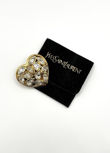 Pin coeur ysl vintage - ysl,