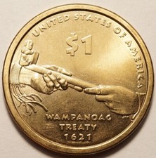 ETATS-UNIS : SACAGAWEA DOLLAR 2011D - CALUMET DE LA PAIX