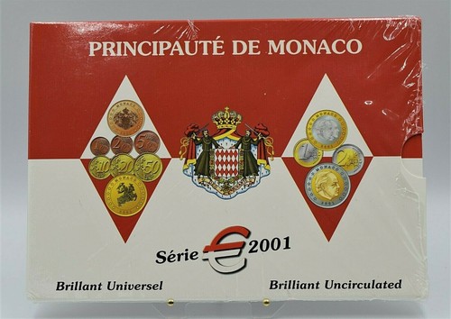 Monaco 2001 bu euro coinset - ,