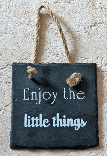 Petit plaque ardoise enjoy - *,
