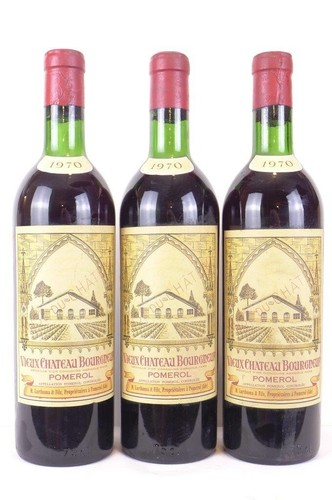 Lot bouteilles pomerol - bouteilles,