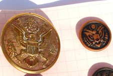 2 BOUTON UNIFORME MILITAIRE -