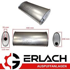 Pot d'échappement BOSAL L=440 D=208/110/39 silencieux universel système d'éch...