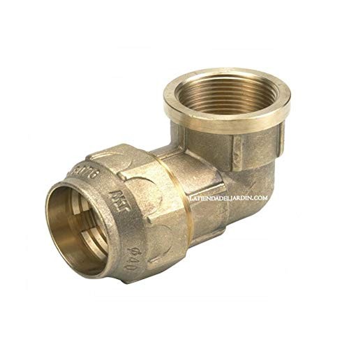 Coude femelle laiton 20mm x - coude,