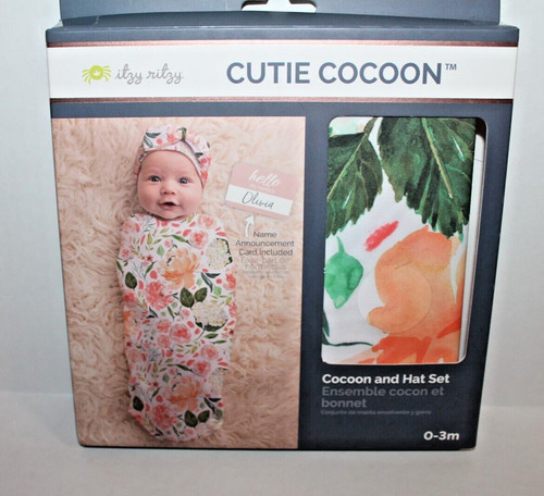 Itzy ritzy floral swaddle - ritzy,