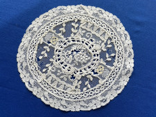Ancien petit napperon tulle - petit,