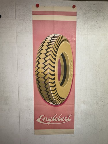 Rare affiche ancienne - , pneu