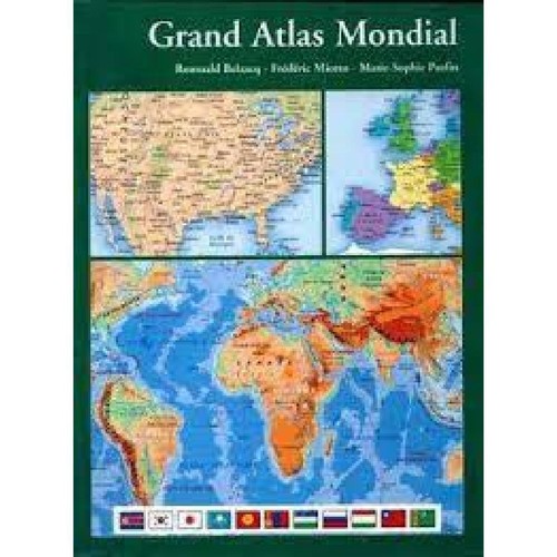 Livre grand atlas - livre, mondial