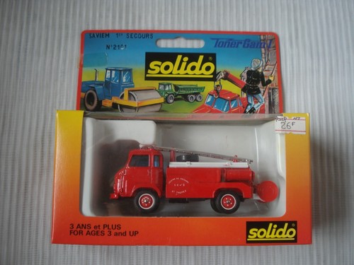 Solido pompiers 2101 - pompiers,
