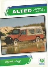 UMM ALTER 4X4 CHASSIS LONG - 1989 / catalogue brochure dépliant prospectus