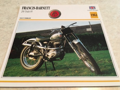 Carte moto francis barnett 250 - francis,