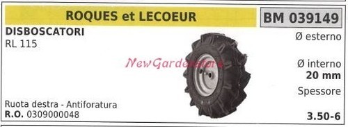 Roue droite roques lecoeur - roques,